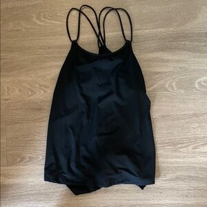 Lululemon black tank size 10